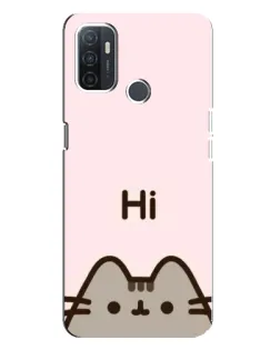 Чохол для OPPO A32 з картинкою «Пушин каже Hi» Чохол для OPPO A32 з картинкою «Пушин каже Hi»