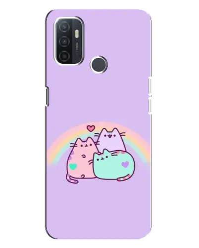 Чохол для OPPO A32 з картинкою «Веселкові Пушини» Чохол для OPPO A32 з картинкою «Веселкові Пушини»