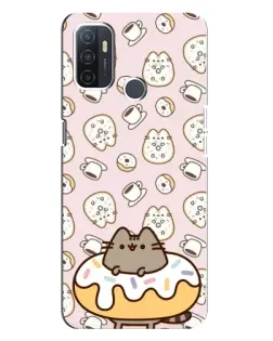 Чохол для OPPO A32 з картинкою «Пушин на пончику» Чохол для OPPO A32 з картинкою «Пушин на пончику»