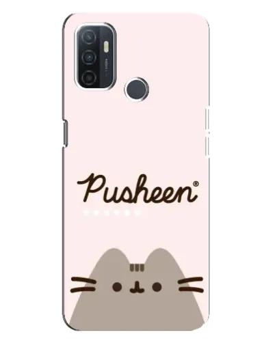 Чохол для OPPO A32 з картинкою «Pusheen логотип» Чохол для OPPO A32 з картинкою «Pusheen логотип»