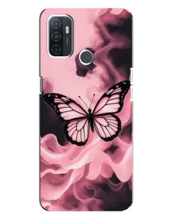 Чохол для OPPO A32 з картинкою «Метелик у диму» Чохол для OPPO A32 з картинкою «Метелик у диму»