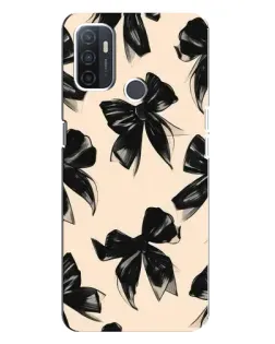 Чохол для OPPO A32 з картинкою «Патерн чорні банти» Чохол для OPPO A32 з картинкою «Патерн чорні банти»