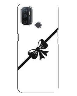 Чохол для OPPO A32 з картинкою «Діагональний бант»