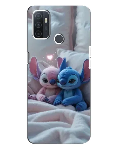 Чохол для OPPO A32 з картинкою «Плюшеві Стіч Ангел»
