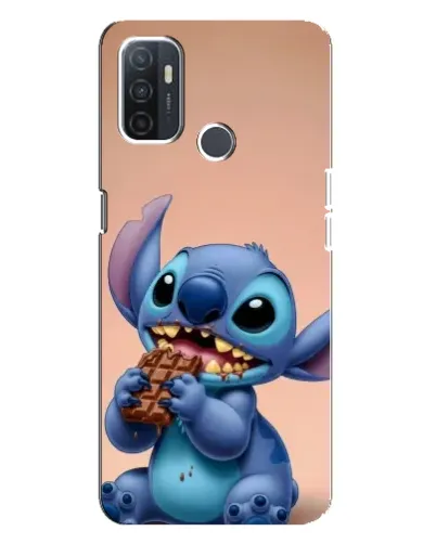 Чохол для OPPO A32 з картинкою «Стіч їсть шоколад»