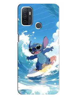 Чохол для OPPO A32 з картинкою «Стіч на хвилі» Чохол для OPPO A32 з картинкою «Стіч на хвилі»