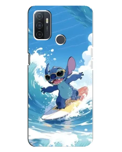 Чохол для OPPO A32 з картинкою «Стіч на хвилі»