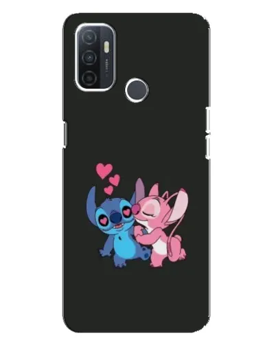 Чохол для OPPO A32 з картинкою «Анжел цілує Стіча»
