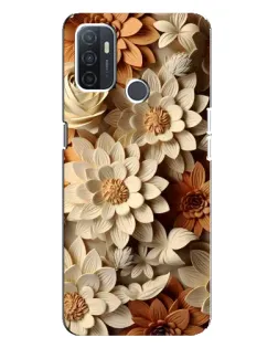 Чохол для OPPO A32 з картинкою «Бежевий флористичний декор» Чохол для OPPO A32 з картинкою «Бежевий флористичний декор»