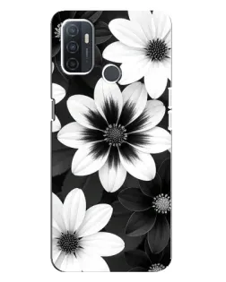 Чохол для OPPO A32 з картинкою «Монохромні айстри» Чохол для OPPO A32 з картинкою «Монохромні айстри»
