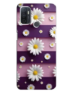 Чохол для OPPO A32 з картинкою «Ромашки на фіолетовому» Чохол для OPPO A32 з картинкою «Ромашки на фіолетовому»