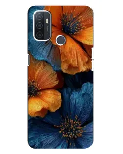 Чохол для OPPO A32 з картинкою «Яскрава синьо-помаранчева флора» Чохол для OPPO A32 з картинкою «Яскрава синьо-помаранчева флора»