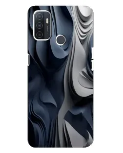 Чохол для OPPO A32 з картинкою «Об'ємні сині складки» Чохол для OPPO A32 з картинкою «Об'ємні сині складки»