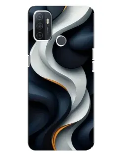 Чохол для OPPO A32 з картинкою «Об'ємні чорно-білі стрічки» Чохол для OPPO A32 з картинкою «Об'ємні чорно-білі стрічки»
