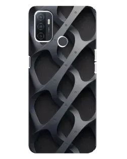 Чохол для OPPO A32 з картинкою «Об'ємне сіре плетіння»
