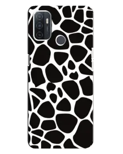Чохол для OPPO A32 з картинкою «Чорно-білий жираф»