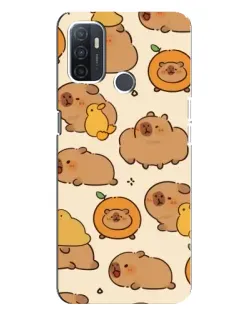 Чохол для OPPO A32 з картинкою «Капібари з апельсинами» Чохол для OPPO A32 з картинкою «Капібари з апельсинами»