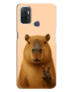 Чохол для OPPO A32 з картинкою «Капібара вікторія» Чохол для OPPO A32 з картинкою «Капібара вікторія»