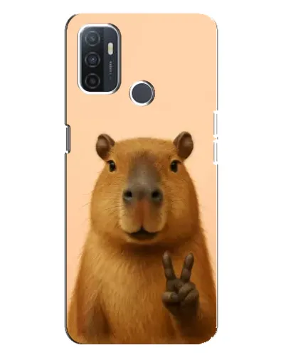 Чохол для OPPO A32 з картинкою «Капібара вікторія»