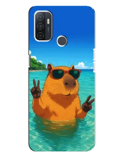 Чохол для OPPO A32 з картинкою «Морська капібара»
