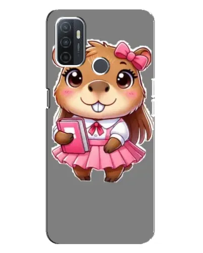 Чохол для OPPO A32 з картинкою «Дівчинка капібара»
