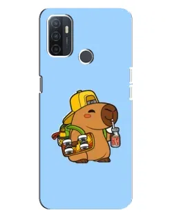 Чохол для OPPO A32 з картинкою «Капібара на скейті» Чохол для OPPO A32 з картинкою «Капібара на скейті»