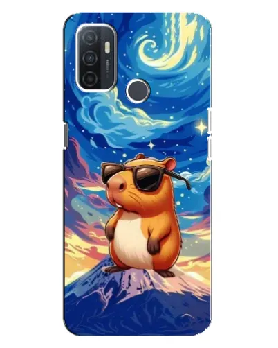Чохол для OPPO A32 з картинкою «Капібара Ван Гога»