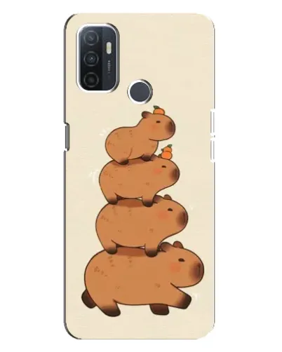 Чохол для OPPO A32 з картинкою «Вежа з капібар»