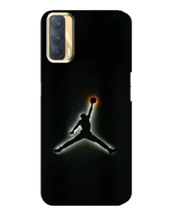 Чохол для OPPO A33 з картинкою «Jordan Gradient Logo»