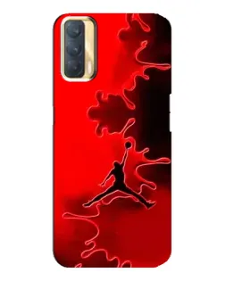 Чехол для OPPO A33 с картинкой «Jordan Red Smoke» Чехол для OPPO A33 с картинкой «Jordan Red Smoke»