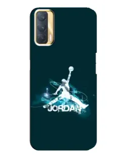Чехол для OPPO A33 с картинкой «Jordan Blue Fire» Чехол для OPPO A33 с картинкой «Jordan Blue Fire»