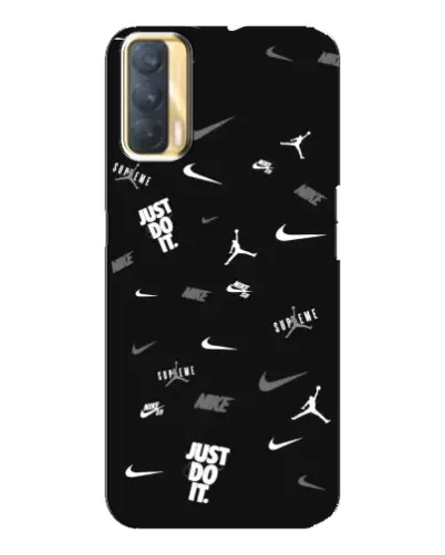 Чехол для OPPO A33 с картинкой «Nike Black Pattern» Чехол для OPPO A33 с картинкой «Nike Black Pattern»