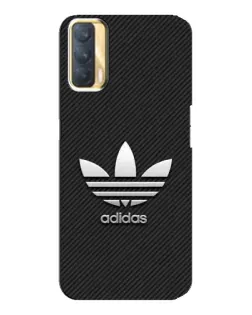 Чохол для OPPO A33 з картинкою «Adidas Карбонова текстура»