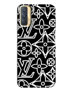 Чохол для OPPO A33 з картинкою «Чорно-білий візерунок LV» Чохол для OPPO A33 з картинкою «Чорно-білий візерунок LV»