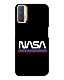 Чохол для OPPO A33 з картинкою «NASA — класика Red Blue»