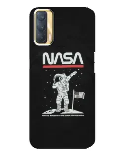 Чохол для OPPO A33 з картинкою «NASA — крокуємо по Місяцю»