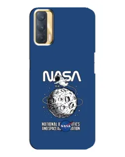 Чохол для OPPO A33 з картинкою «NASA — місячна місія»