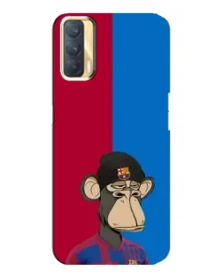 Чохол для OPPO A33 з картинкою «Bored Ape — фанат Барси»