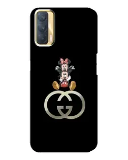 Чохол для OPPO A33 з картинкою «Мінні Маус на лого»