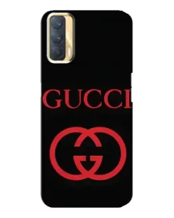 Чохол для OPPO A33 з картинкою «Gucci — червоний логотип»