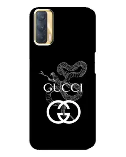 Чохол для OPPO A33 з картинкою «Gucci — срібна змія»