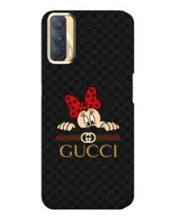 Чохол для OPPO A33 з картинкою «Мінні Маус Gucci — чорний»