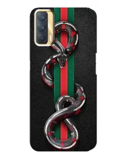 Чохол для OPPO A33 з картинкою «Gucci — змія на смузі»
