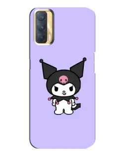 Чехол для OPPO A33 с картинкой «Kuromi — нежный фиолетовый»