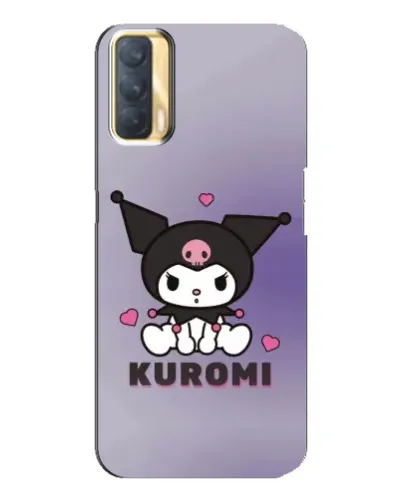 Чехол для OPPO A33 с картинкой «Kuromi — фиолетовый арт»