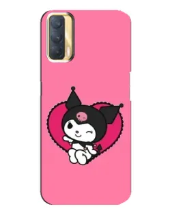 Чехол для OPPO A33 с картинкой «Kuromi — любовь в сердце»