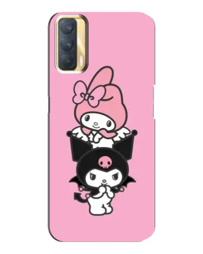 Чехол для OPPO A33 с картинкой «My Melody и Kuromi»