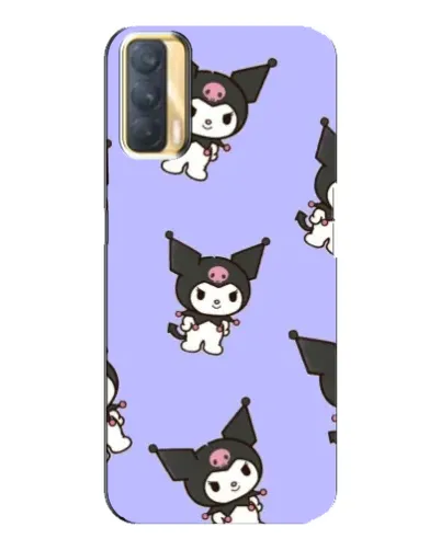 Чехол для OPPO A33 с картинкой «Паттерн с Kuromi»