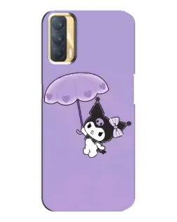 Чехол для OPPO A33 с картинкой «Kuromi с зонтиком»