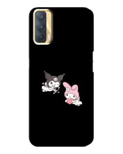 Чехол для OPPO A33 с картинкой «My Melody и Kuromi»